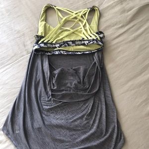 Lululemon tank with built in sports bra